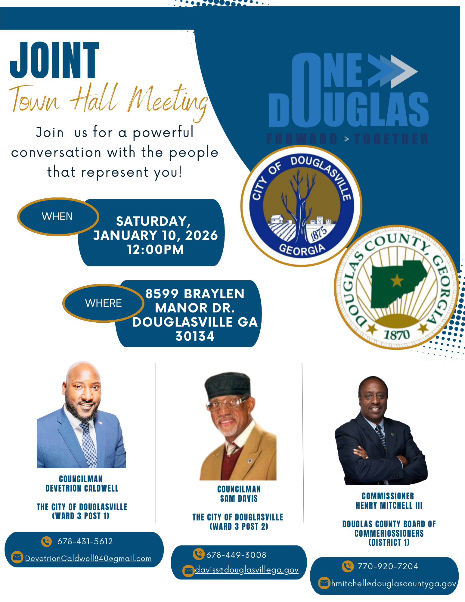 Joint Town Hall-Jan.10th