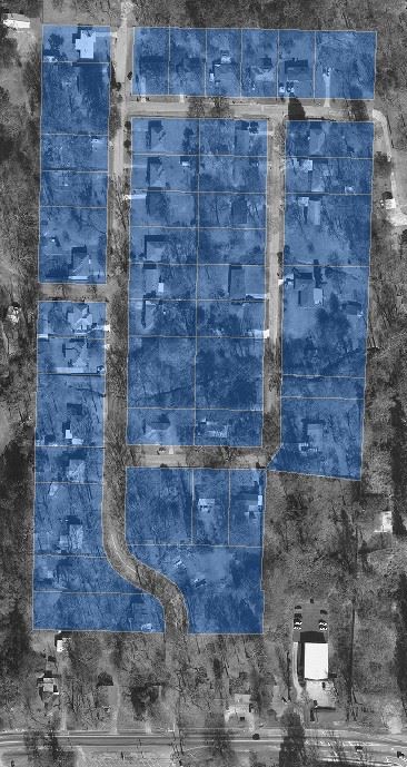 Raven Subdivision GIS map